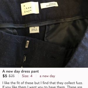 A new day dress pant navy